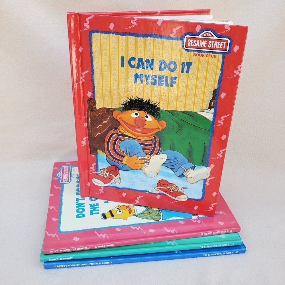 Sesame Street hardback books bundle of 4